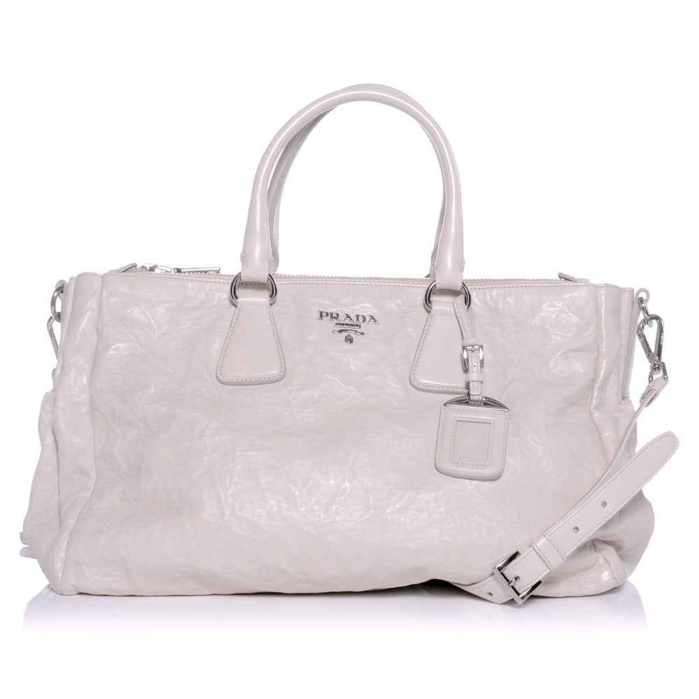 PRADA Nappa Antique in Ghiaccio